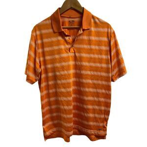 Champion Golf Men's Short Sleeve Polo Orange White‎ Size Medium